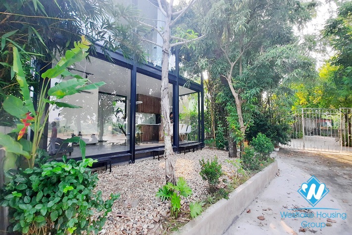 Modern style one bedroom river view house for rent in Ngoc Thuy, Long Bien district